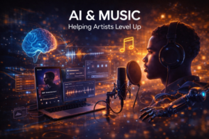 ai powered music creation in focus